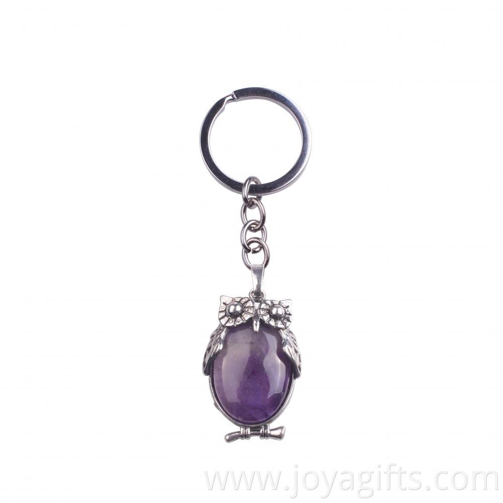 amethyst keychain